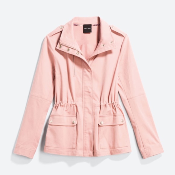 Coats | Blush Pink Cargo Jacket 